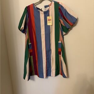 New Entro stripe dress size medium Colorful Striped Dress